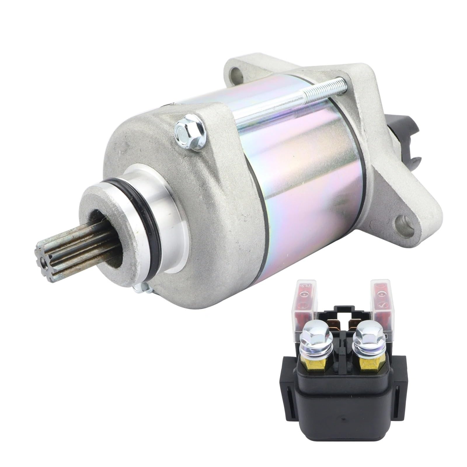Anlasser Motor Für GASGAS EC 250 2021 EC 300 2021 EX 250 2022 EX 300 2022 EC 250 2023 EC 300 2023 Motorrad Motor Starter Motor Und Relais Anlasser Starter(2 Pieces) von CUTEAS