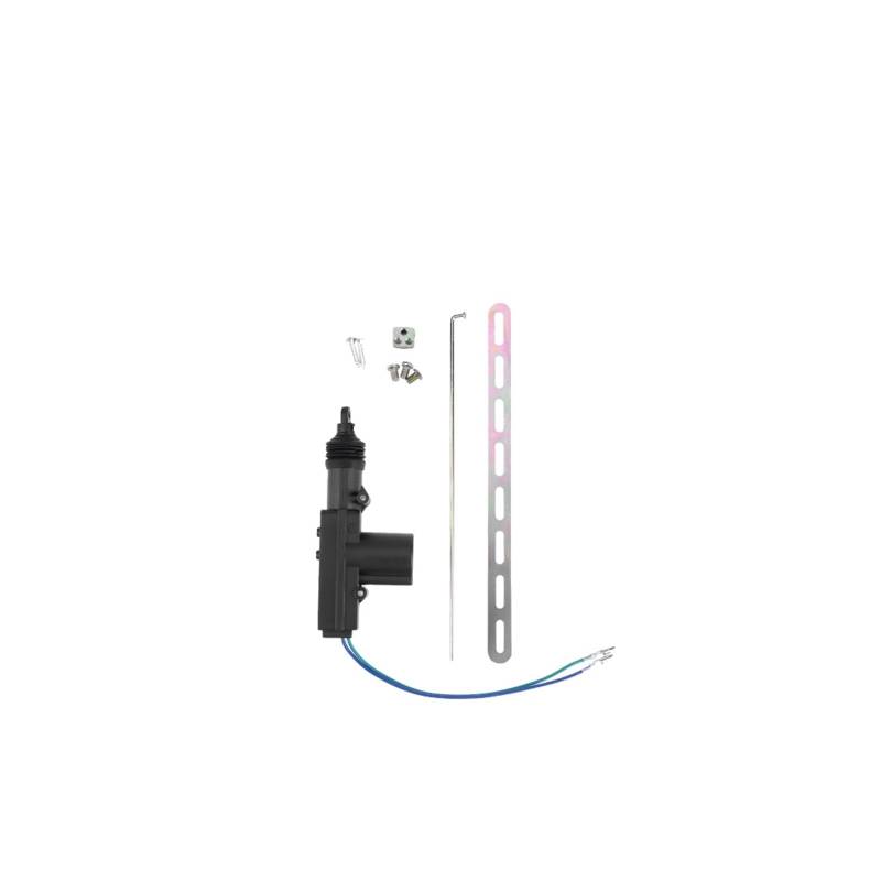 Auto Heckklappenschloss Universal Auto Zentralverriegelung Motor Einzel Pistole Typ Magnetantrieb Motor Kit 1-5 Stück 12V 2/5-Draht Kofferraumschloss(2 Wire 1 piece) von CUTEAS