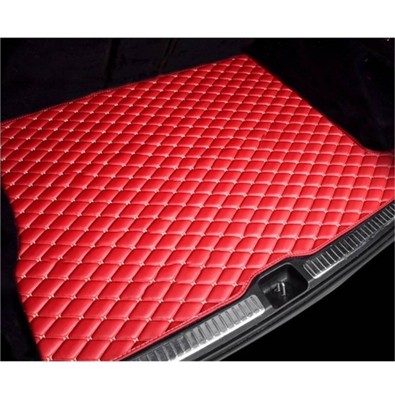 Kofferraummatte Auto Für Benz Für EQE V295 2022 2023 2024 2025 SUV Auto Kofferraum Matte Anti-schmutzig Pad Boot Abdeckung Fach Teppiche Schlamm Kofferraum Schutzmatte(E- Racing Red) von CUTEAS