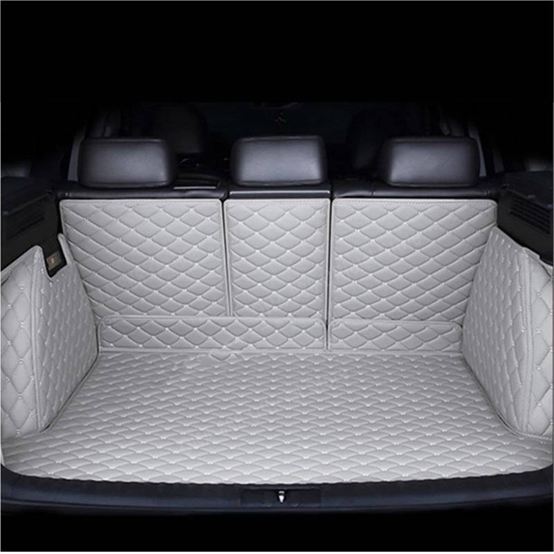 Kofferraummatte Auto Für Benz Für EQE V295 2022 2023 2024 2025 SUV Auto Kofferraum Matte Anti-schmutzig Pad Boot Abdeckung Fach Teppiche Schlamm Kofferraum Schutzmatte(P- Light Grey) von CUTEAS