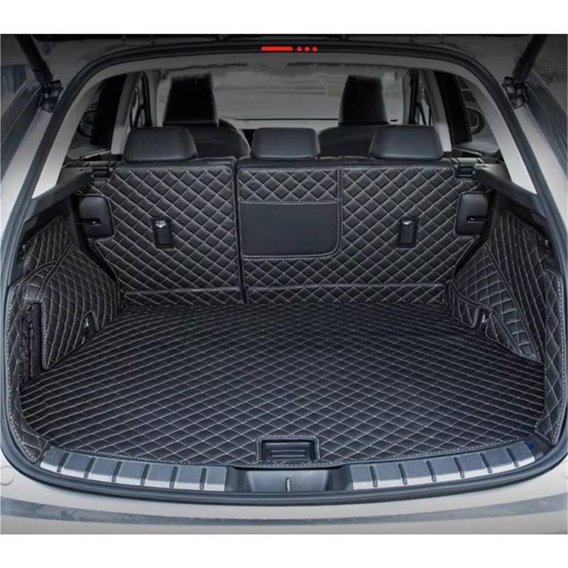 Kofferraummatte Auto Für Lexus NX400h NX 400h 2022 2023 Vollständiger Satz Kofferraummatten Kofferraumteppiche Cargo-Liner-Abdeckungsmatten Kofferraum Schutzmatte(Black with) von CUTEAS