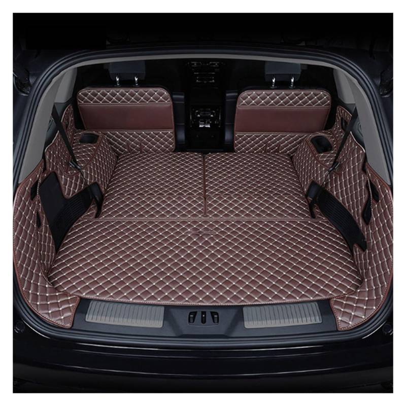 Kofferraummatte Auto Für Lincoln Für Aviator 2020 2021 2022 6 Sitze Kofferraum Matte All-Inclusive Innen Liner Schutz Pad Anti-schmutzig Teppich Kofferraum Schutzmatte(B-) von CUTEAS
