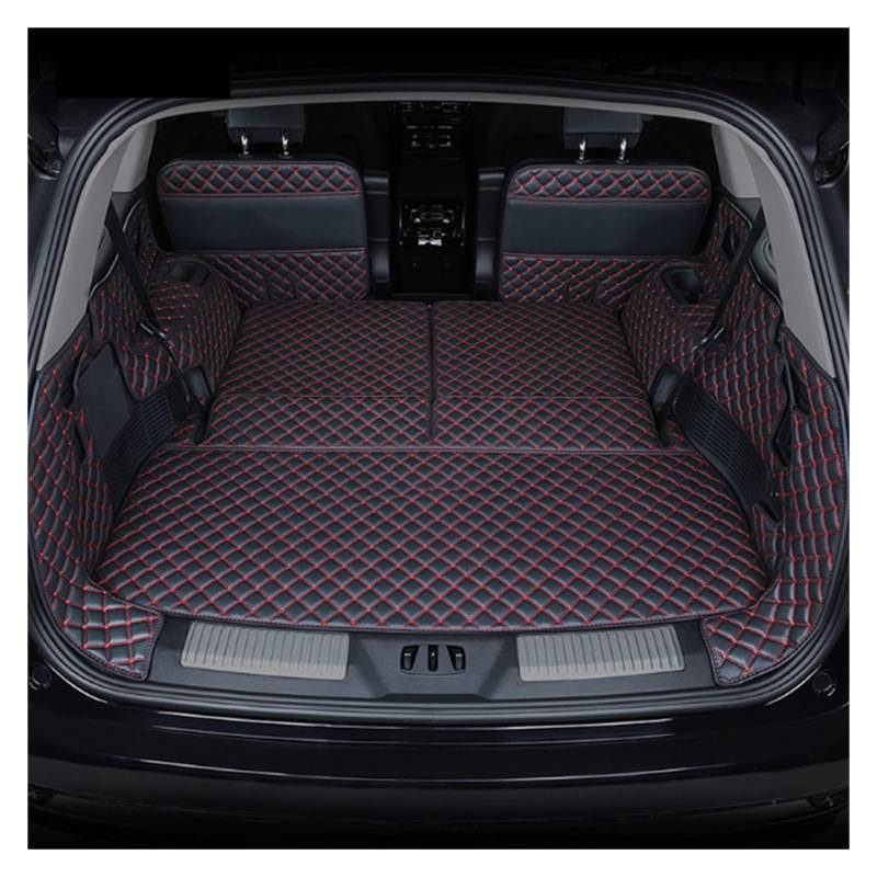 Kofferraummatte Auto Für Lincoln Für Aviator 2020 2021 2022 6 Sitze Kofferraum Matte All-Inclusive Innen Liner Schutz Pad Anti-schmutzig Teppich Kofferraum Schutzmatte(C-) von CUTEAS