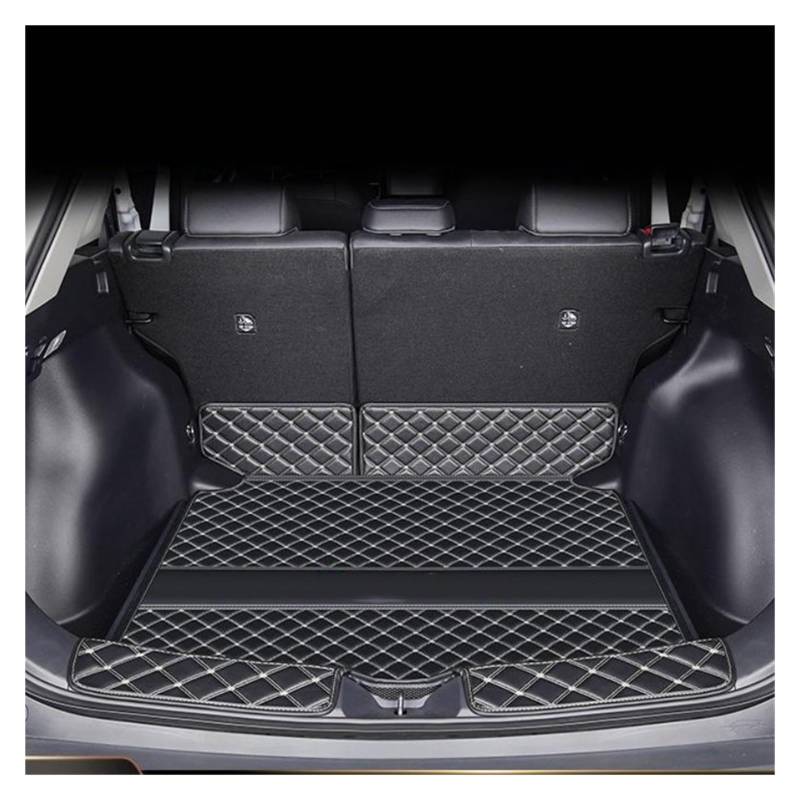 Kofferraummatte Auto Für Toyota Für Corolla Für Kreuz 2020 2021 2022 Auto Hinten Trunk-Boot Matte Wasserdicht Fußmatten Teppich Anti Schlamm Tablett Cargo-Liner Kofferraum Schutzmatte(Black 1 Piece) von CUTEAS