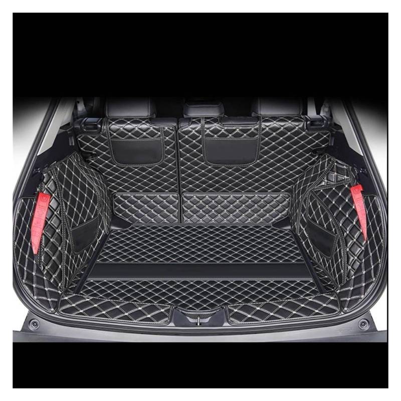 Kofferraummatte Auto Für Toyota Für Corolla Für Kreuz 2020 2021 2022 Auto Hinten Trunk-Boot Matte Wasserdicht Fußmatten Teppich Anti Schlamm Tablett Cargo-Liner Kofferraum Schutzmatte(Black full cover von CUTEAS