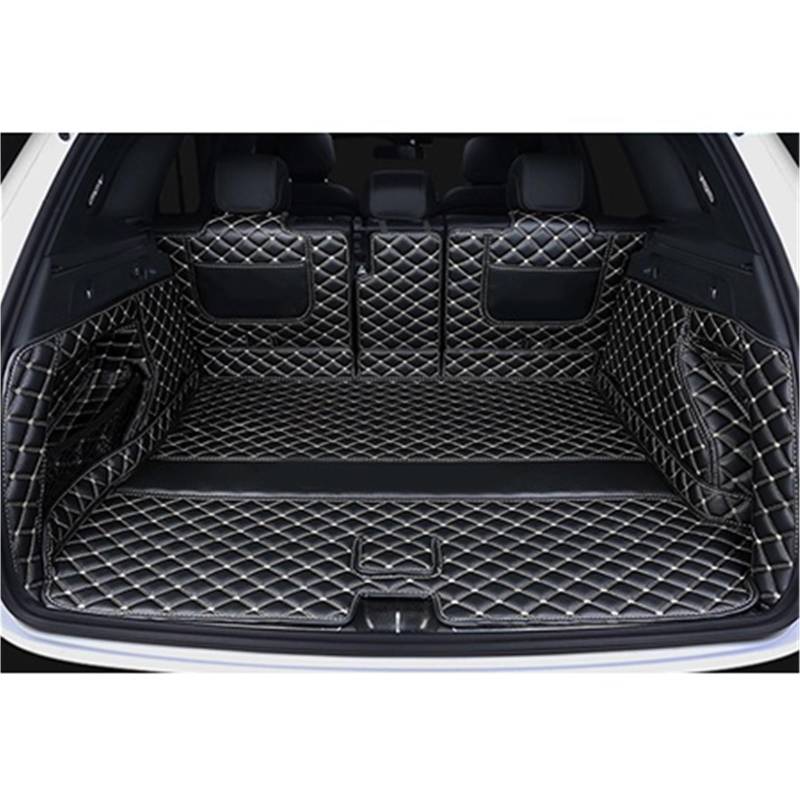 Kofferraummatte Auto Für X5 E70 2008 2009 2010 2011 2012 2013 5 Sitz Leder Auto Stamm Matten Hinten Stamm Boden Matte Fach Teppich Mudarpet Schlamm Kofferraum Schutzmatte(C-) von CUTEAS