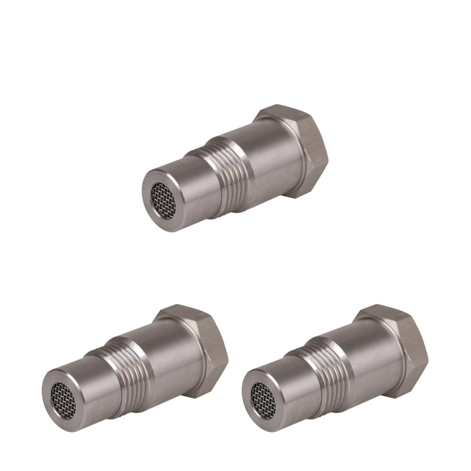 Lamdasonde 1-5 STÜCKE Auto CEL Sauerstoff O2 Eliminator Sauerstoff Fix Check Engine Licht Eliminator Adapter Mit Filter M18 X 1,5 Auto Zubehör Lambdasonden(3 pcs) von CUTEAS