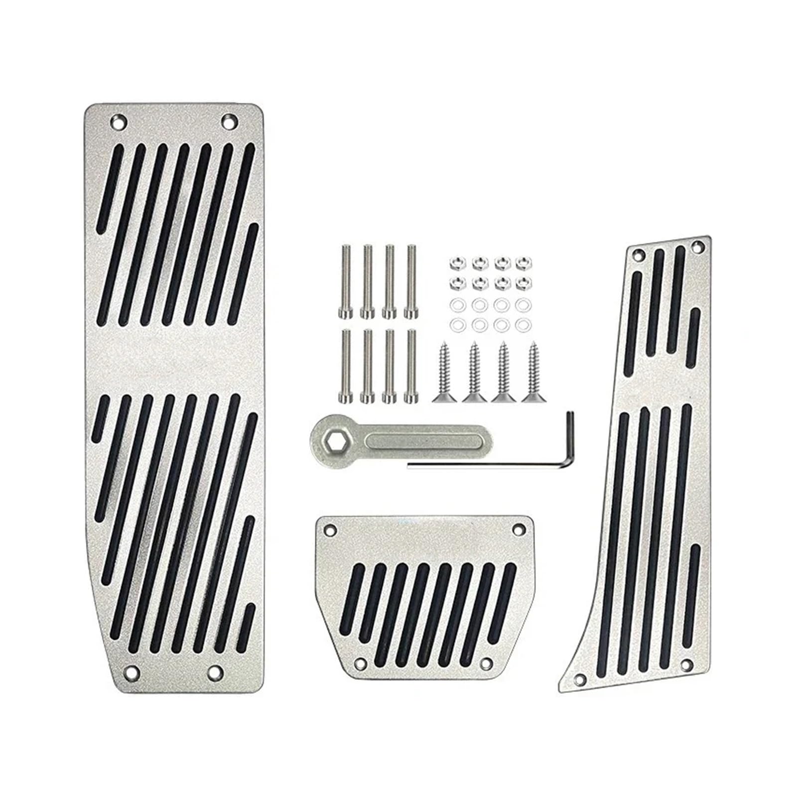 Pedale Kappen Für 3 5 Serie E30 E32 E34 E36 E38 E39 E46 E87 E90 E91 X5 X3 Z3 Fußstütze Kraftstoff Brems Gas Pedal Pads Abdeckungen Auto Zubehör Pedalauflagen(B Punch (AT)) von CUTEAS