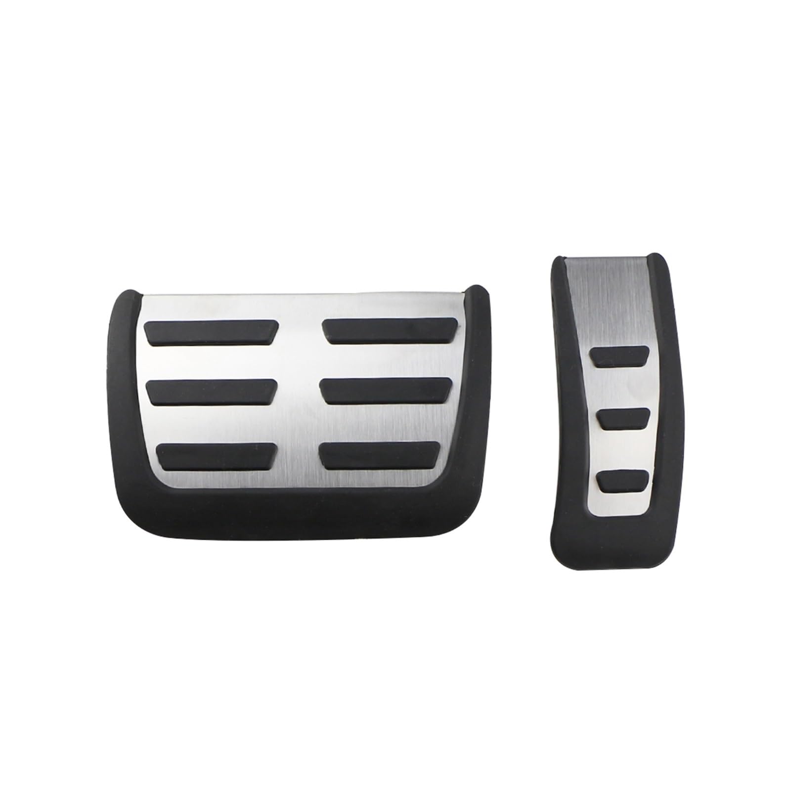 Pedale Kappen Für A6 4F C6 S6 2009-2012 AT LHD Auto Pedale Kraftstoff Gas Bremse Fußstütze Pedal Abdeckung Pad Pedalauflagen(2 piece AT) von CUTEAS