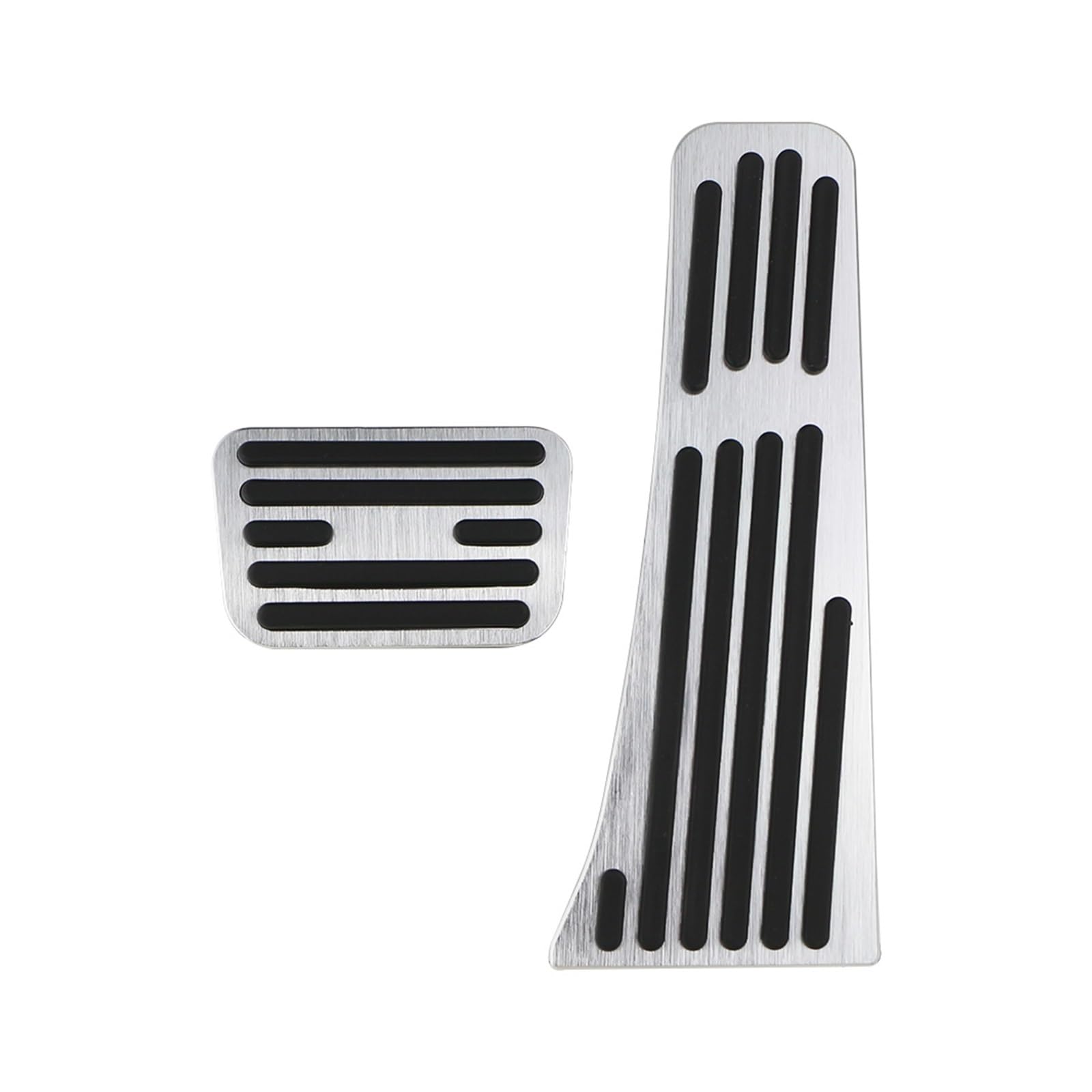 Pedale Kappen Für BYD Für DENZA D9 2023 AT Auto Pedale Gaspedal Bremsbelag Abdeckung Anti Skid Pads Pedalauflagen(Silber) von CUTEAS
