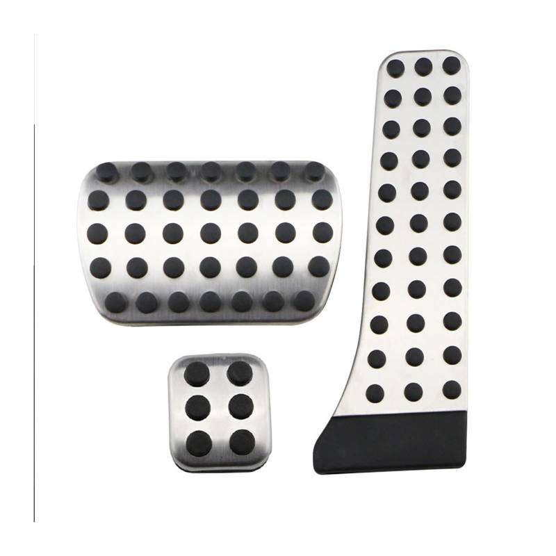 Pedale Kappen Für Benz W124 W202 W203 W140 W208 W210 W211 W220 R170 R171 R-Klasse Bremse Kupplung Pedal Pad Abdeckung zubehör Auto Pedale Pedalauflagen(AT Without Rest) von CUTEAS