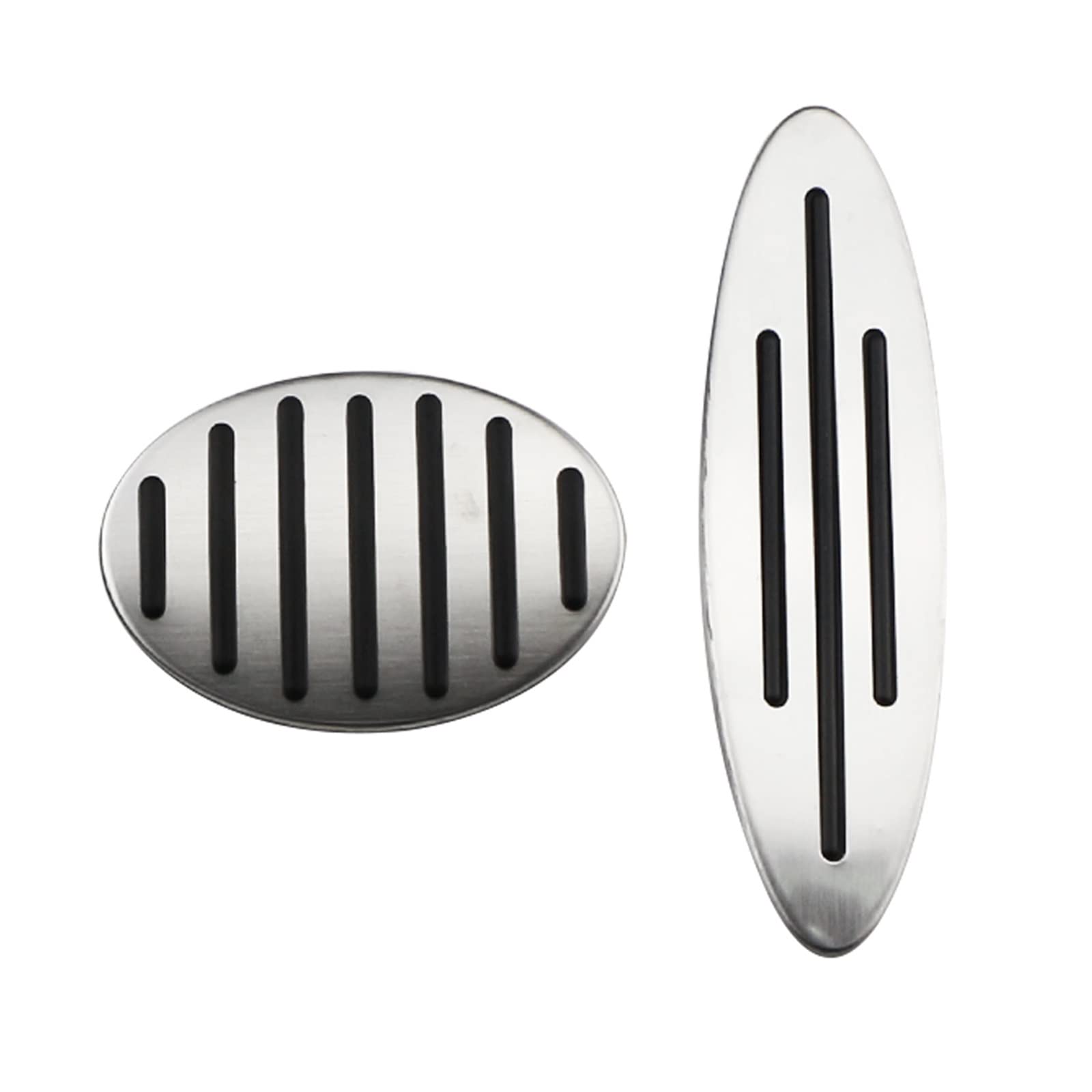 Pedale Kappen Für MINI Für Cooper Für Hatch Für Countryman Für JCW R56 R60 R61 F54 F55 F56 Auto Pedale Gas Bremse Kupplung Rest Pedal Zubehör Pedalauflagen(2Pcs AT) von CUTEAS
