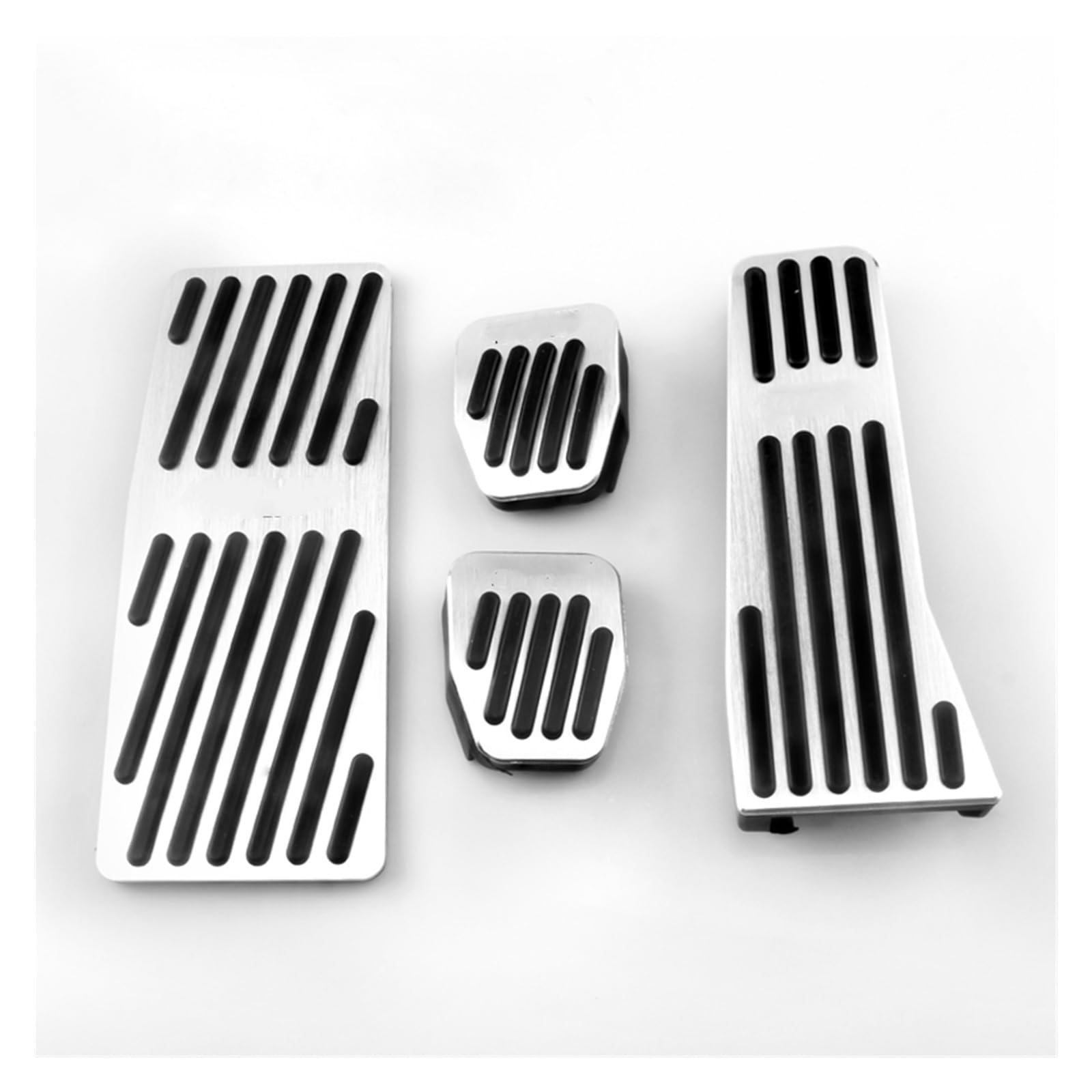 Pedale Kappen Für Mazda 3 BP CX30 CX50 CX60 MX30 MX-30 2019-2024 Auto Fußstütze Gaspedal Bremspedal Abdeckung Zubehör Pedalauflagen(MT 4pcs Silver) von CUTEAS