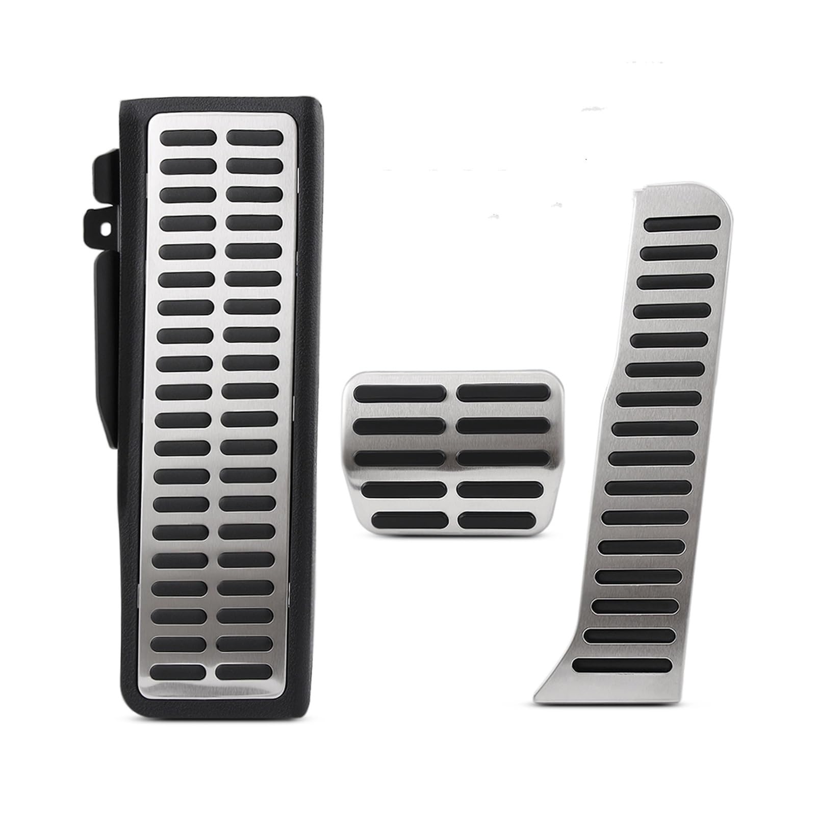 Pedale Kappen Für Skoda Für Octavia A5 Für Yeti Für Superb Auto Zubehör Fußstütze Gas Bremspedal Kupplung Pedal Pedalauflagen(Style 1 AT 3X) von CUTEAS
