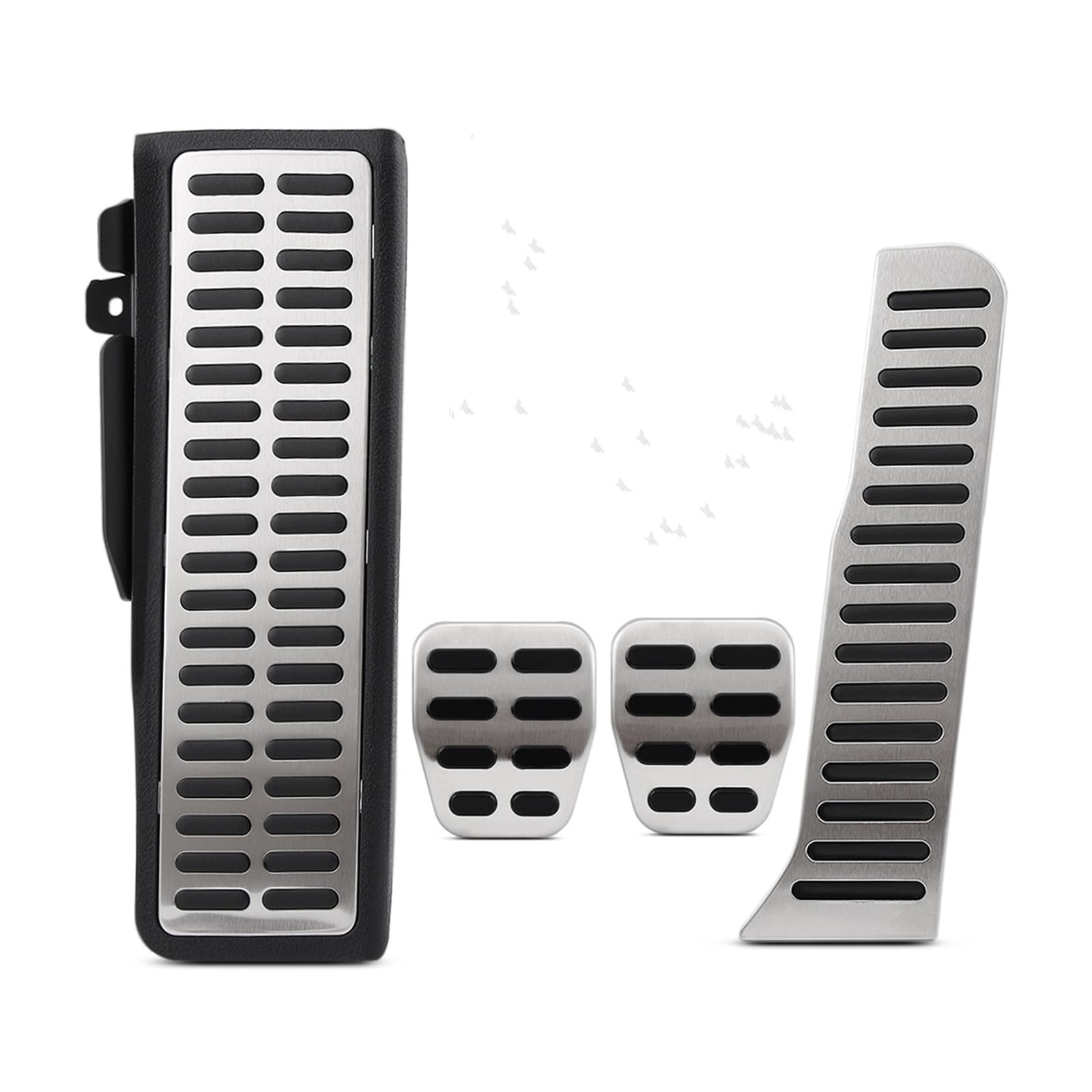 Pedale Kappen Für Skoda Für Octavia A5 Für Yeti Für Superb Auto Zubehör Fußstütze Gas Bremspedal Kupplung Pedal Pedalauflagen(Style 1 MT 4X) von CUTEAS