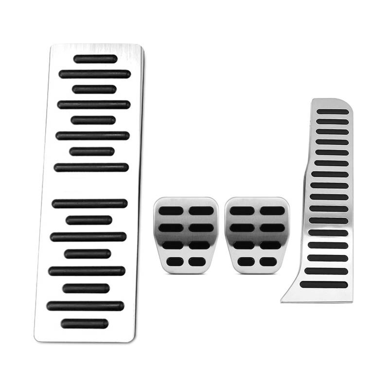 Pedale Kappen Für Skoda Für Octavia A5 Für Yeti Für Superb Auto Zubehör Fußstütze Gas Bremspedal Kupplung Pedal Pedalauflagen(Style 4 MT 4X) von CUTEAS