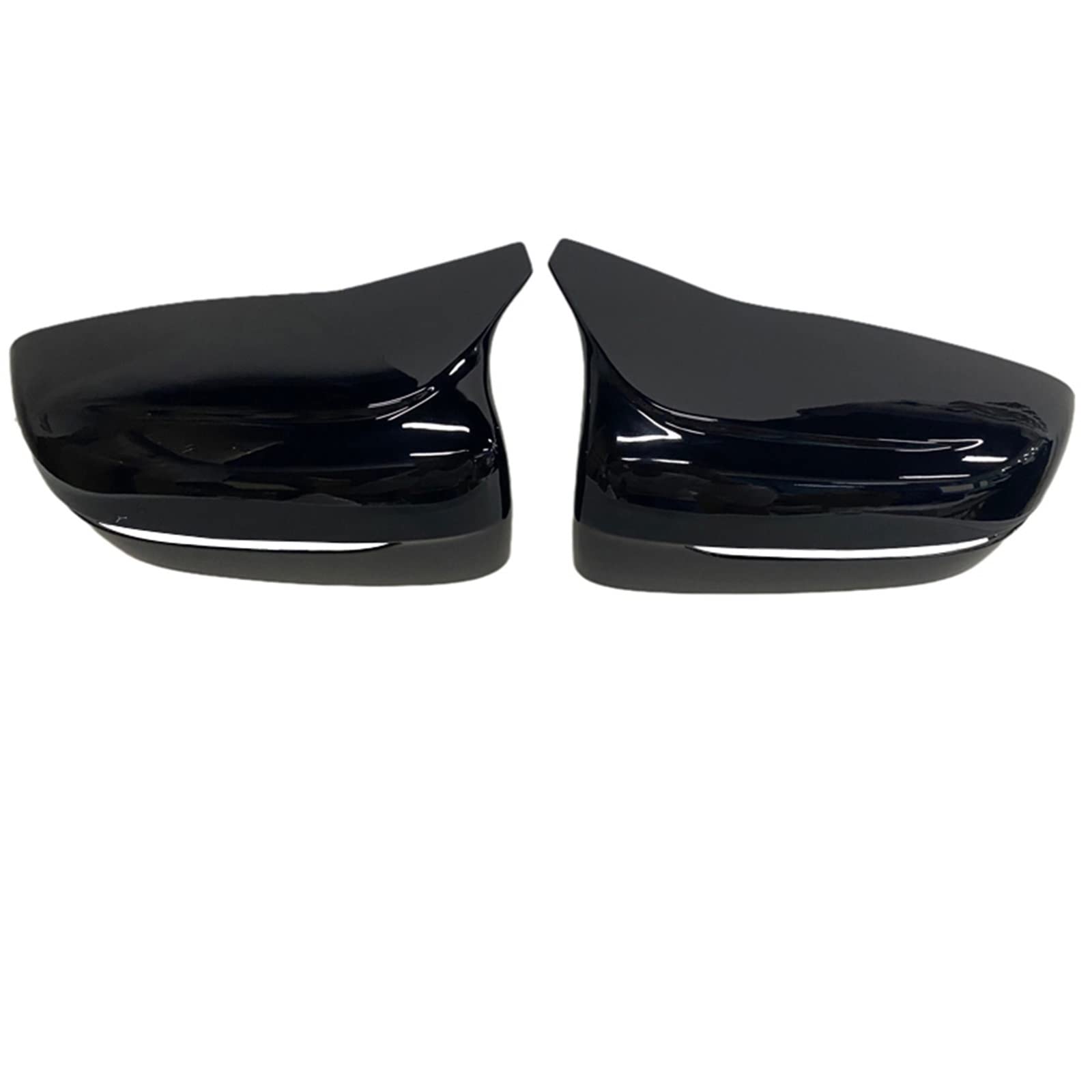 Rückspiegel-Abdeckung Für BMW 8er G14 G15 G16 2018-2023 840i M850i ​​M8 840dSchwarze Seitenrückspiegel-Abdeckkappen Rückspiegelgehäuse (Color : Bright black) von CUTEAS