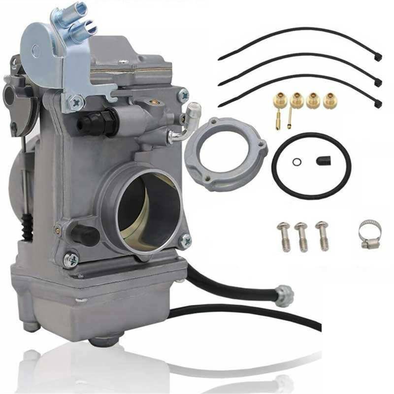 Vergaseranlagen Für HSR42 45 48 42 mm Carb Accelerator Pump Performance Pumper Vergaser Motorrad Carb(48 MM) von CUTEAS