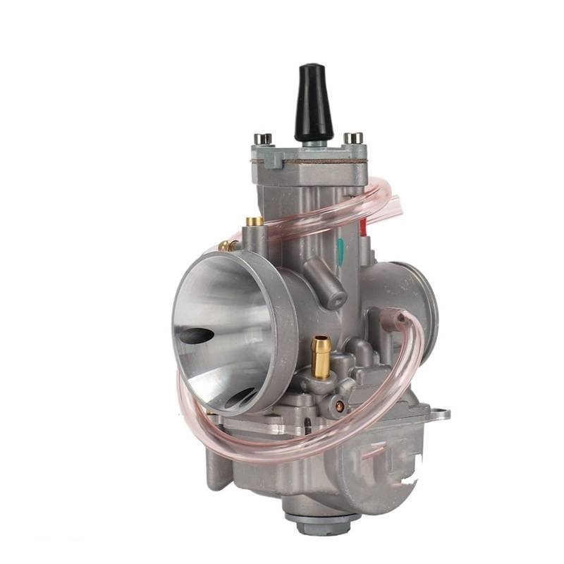 Vergaseranlagen Universal Motocross Für PWK 24 26 28 30 32 34mm Vergaser Mit Power Jet Für 2T 4T für ATV Quad Go Kart Buggy 75-250cc Motorrad Carb(Manual 26mm) von CUTEAS