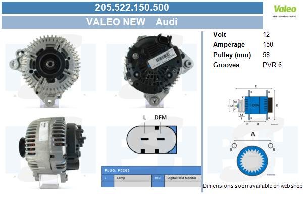 Generator CV PSH 205.522.150.500 von CV PSH