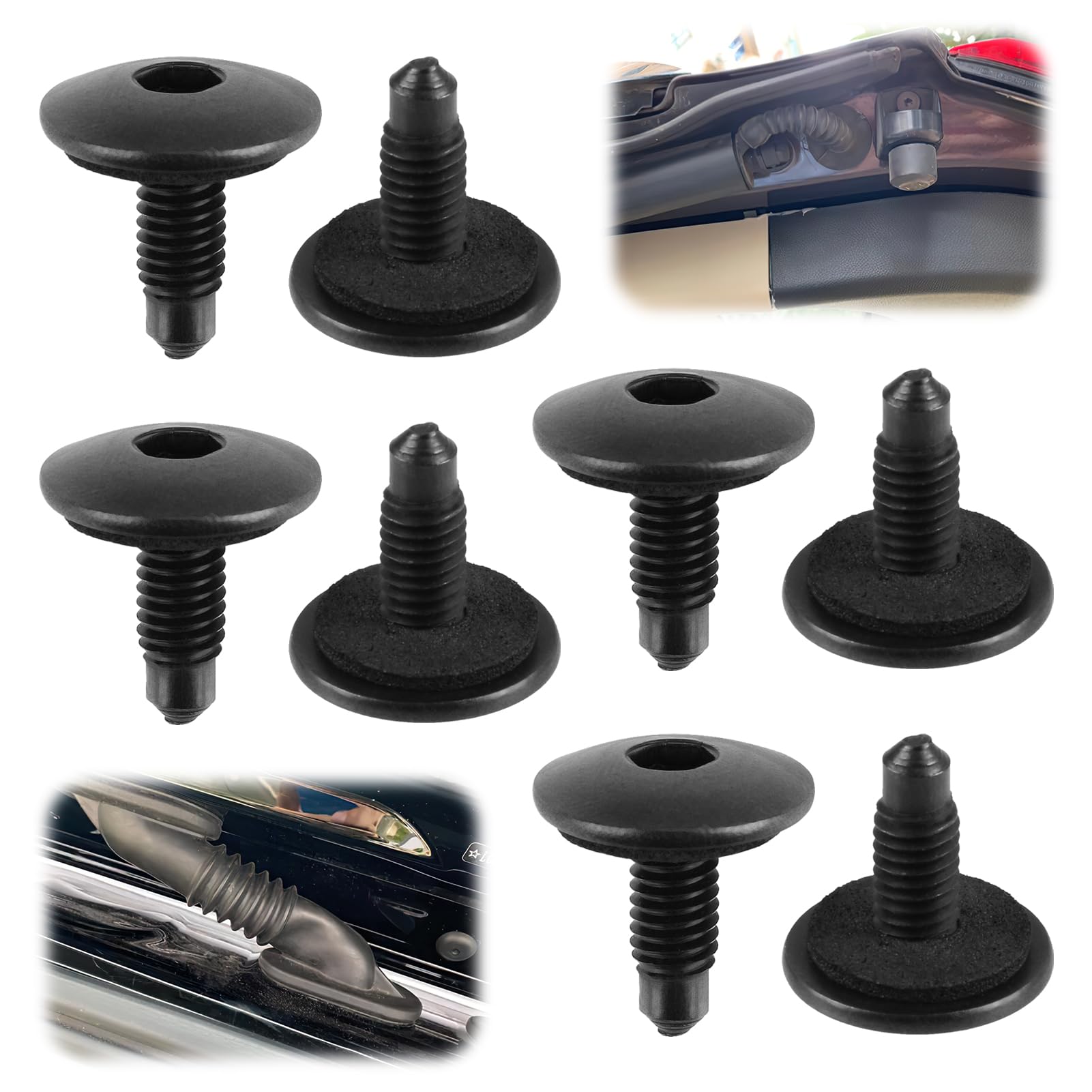 Autodach-Abdeckungs-Sechskantschrauben für externe Dachplatte, WHT006148, kompatibel mit Amarok T5, T6, A4, S4, A5, S5, Q5, Opel Vivaro, Renault Trafic, M6 x 15 mm, Metallschrauben Autodach-Abdeckungs-Sechskantschrauben für externe Dachplatte, WHT006148, kompatibel mit Amarok T5, T6, A4, S4, A5, S5, Q5, Opel Vivaro, Renault Trafic, M6 x 15 mm, Metallschrauben von CVMGO