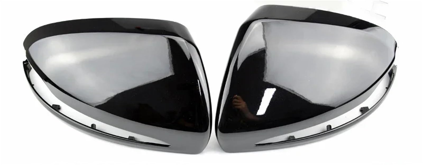 Auto Rückspiegel Regenschutz Carbon-Spiegelabdeckung, Carbon-Kappen, passend für Mercedes Benz W205, W222, W213, W238, X205, X253, C217, W463, Abdeckung CS, GLC, EG-Klasse, AMG.(Black One Pair) von CVPX