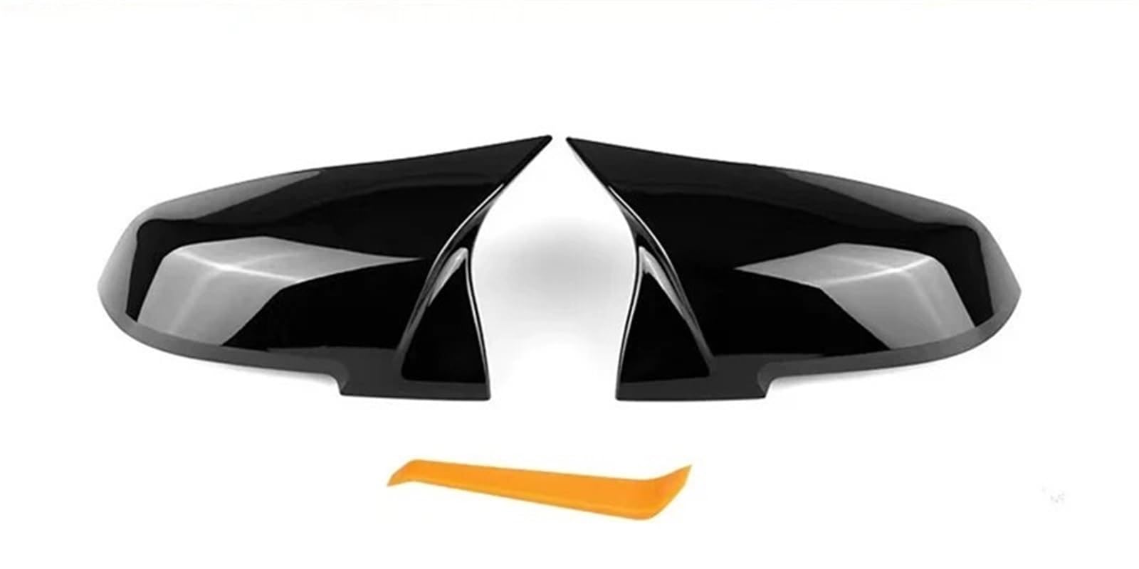 Auto Rückspiegel Regenschutz Passend für BMW 12 3 4er Serie F20 F30 F31 F32 F36 2012 + 320i 328i 330d 335i M3 M4, Ersatz-Rückspiegel.(Brilliant black) von CVPX