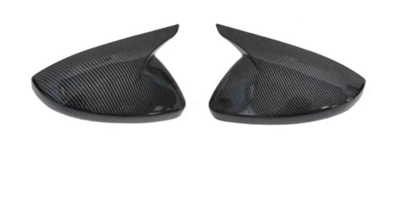 Auto Rückspiegel Regenschutz Passend für Peugeot 208 2020–2023, Peugeot 308 2014–2020, 508 2008, Ersatz-Rückspiegelabdeckung.(Carbon fiber pattern) von CVPX