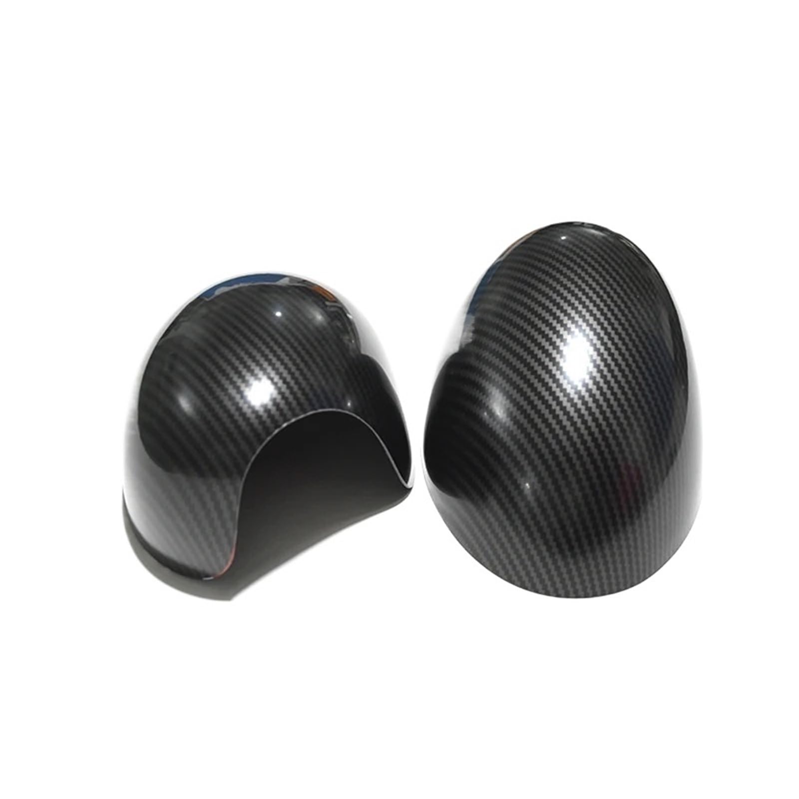 Auto Rückspiegel Regenschutz Tür-Rückspiegelabdeckungen, Aufkleber, Auto-Styling-Dekoration, passend für Mini Cooper One S JCW F56 F55 2014–2019.(Carbon fiber pattern) von CVPX