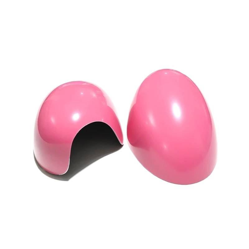 Auto Rückspiegel Regenschutz Tür-Rückspiegelabdeckungen, Aufkleber, Auto-Styling-Dekoration, passend für Mini Cooper One S JCW F56 F55 2014–2019.(Pink) von CVPX