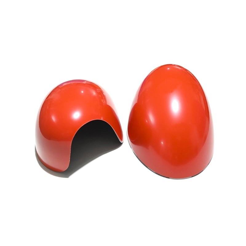Auto Rückspiegel Regenschutz Tür-Rückspiegelabdeckungen, Aufkleber, Auto-Styling-Dekoration, passend für Mini Cooper One S JCW F56 F55 2014–2019.(Red) von CVPX