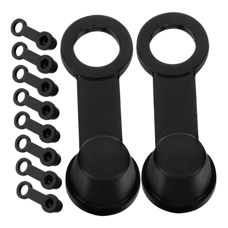 CVUTOVO 10Stücke Bremssattel Entlüftungskappen Gummikappen für Autos und Motorräder Schnelle Installation Langlebig Kompatibel mit Bremsschraubenadapter Effiziente Lösung von CVUTOVO