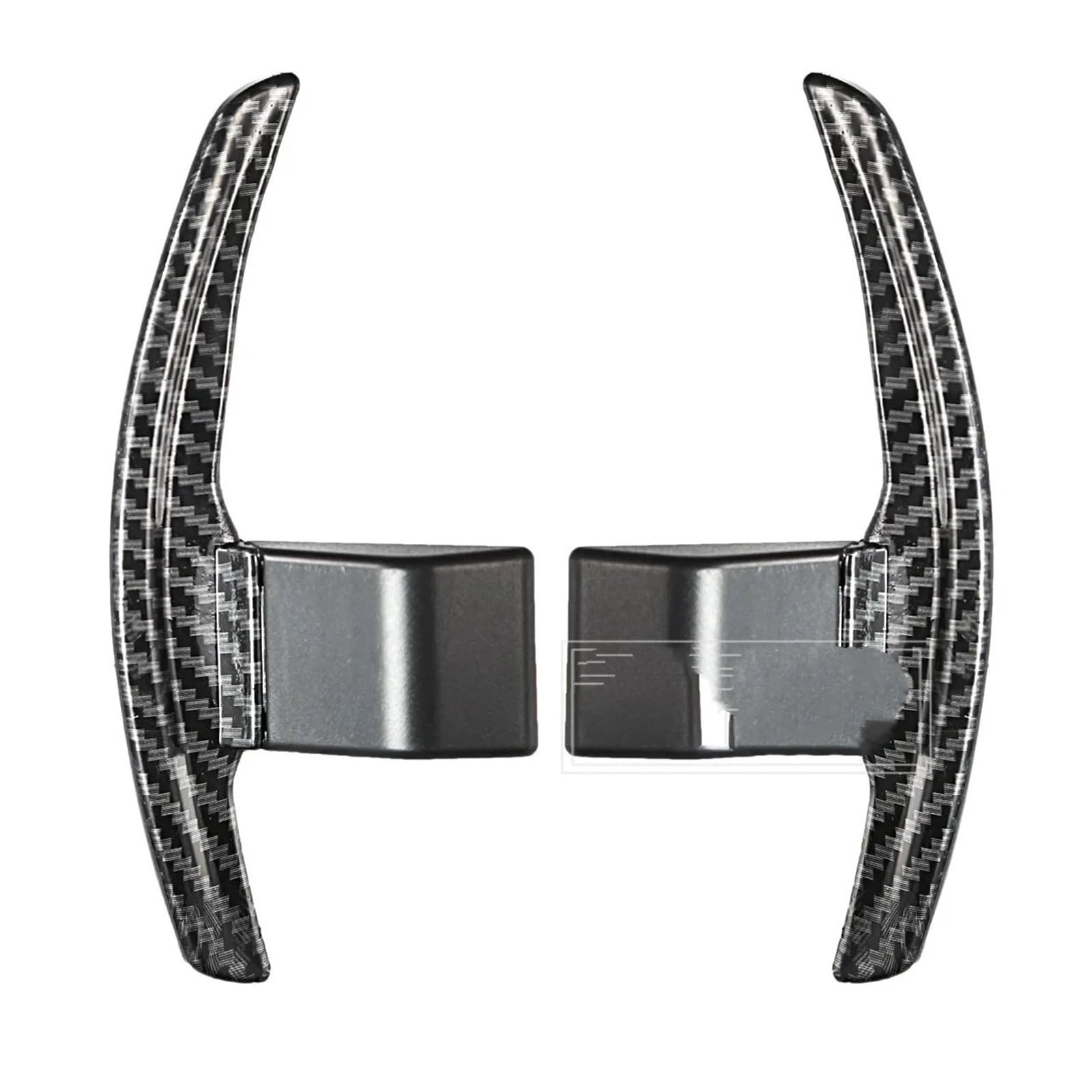 CVZXSDWLL Kompatibel Mit 2er F22 F23 2014 2015 2016 2017 2018 Auto-Schaltwippenabdeckung Auto-Lenkrad-Schaltwippenschalter-Schaltsatz ABS Auto-Lenkrad-Schaltwippe(Carbon Color) von CVZXSDWLL