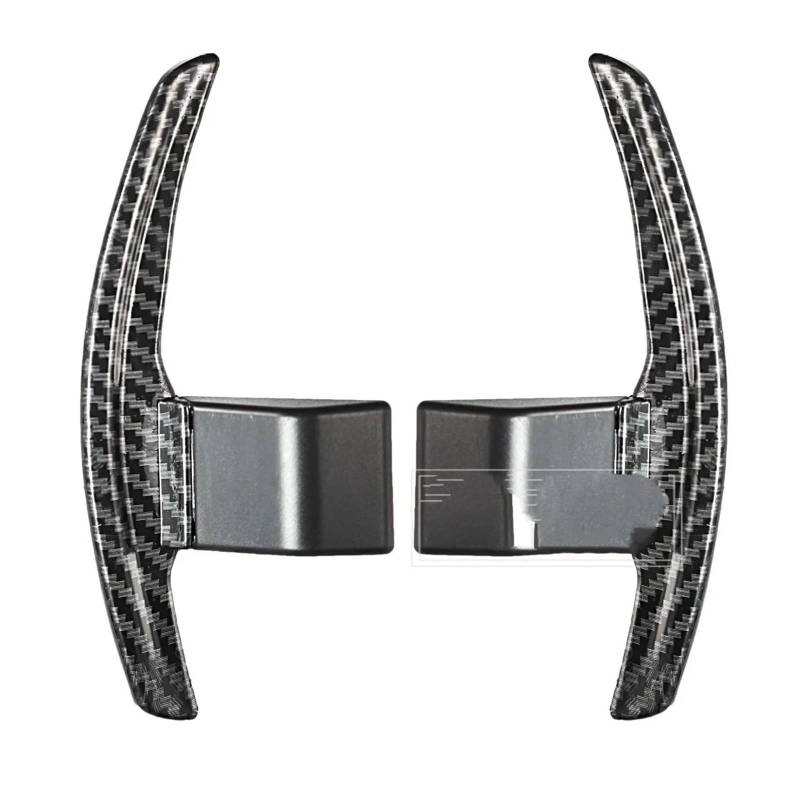 CVZXSDWLL Kompatibel Mit 2er F22 F23 2014 2015 2016 2017 2018 Auto-Schaltwippenabdeckung Auto-Lenkrad-Schaltwippenschalter-Schaltsatz ABS Auto-Lenkrad-Schaltwippe(Carbon Color) von CVZXSDWLL