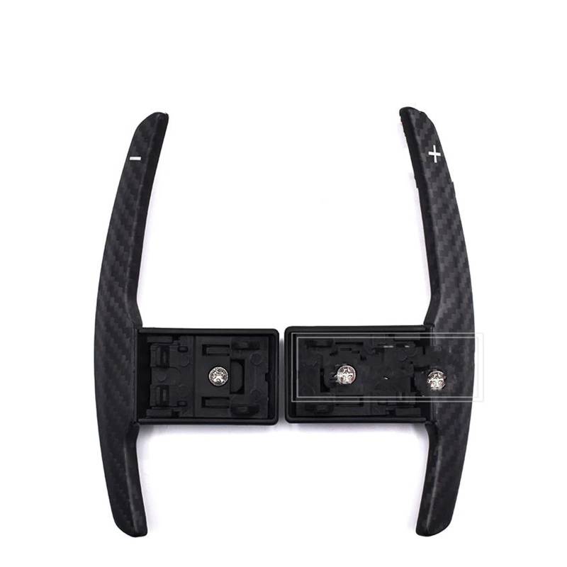 CVZXSDWLL Kompatibel Mit 2er F22 F23 2014 2015 2016 2017 2018 Kohlefaser-Autoschaltwippen Auto-Schaltwippenabdeckung Auto-Schaltwippen Auto-Lenkrad-Schaltwippe(Black) von CVZXSDWLL
