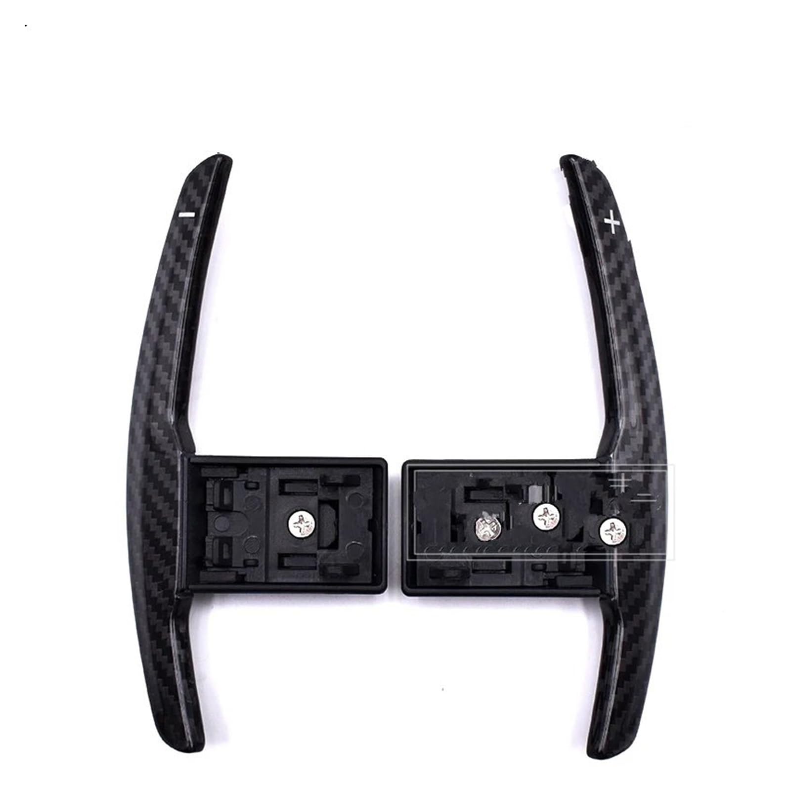 CVZXSDWLL Kompatibel Mit 2er F22 F23 2014 2015 2016 2017 2018 Kohlefaser-Autoschaltwippen Auto-Schaltwippenabdeckung Auto-Schaltwippen Auto-Lenkrad-Schaltwippe(Gray) von CVZXSDWLL