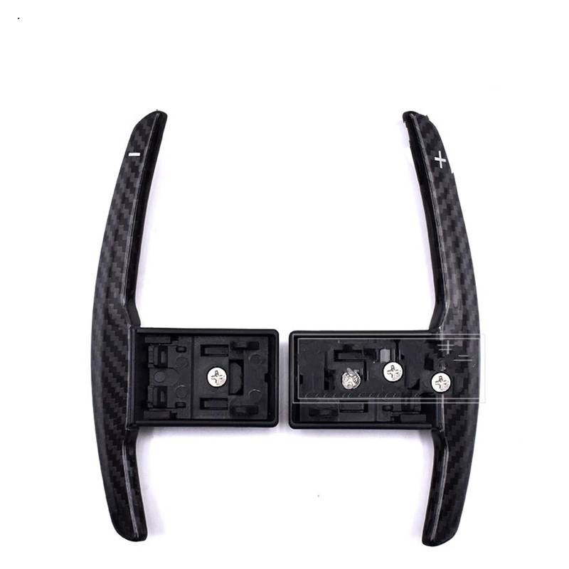 CVZXSDWLL Kompatibel Mit 2er F22 F23 2014 2015 2016 2017 2018 Kohlefaser-Autoschaltwippen Auto-Schaltwippenabdeckung Auto-Schaltwippen Auto-Lenkrad-Schaltwippe(Gray) von CVZXSDWLL