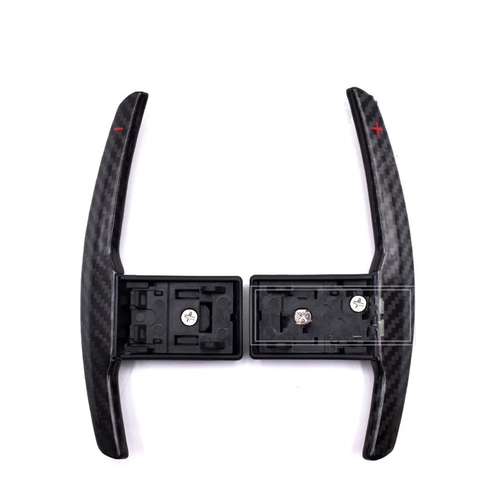 CVZXSDWLL Kompatibel Mit 2er F22 F23 2014 2015 2016 2017 2018 Kohlefaser-Autoschaltwippen Auto-Schaltwippenabdeckung Auto-Schaltwippen Auto-Lenkrad-Schaltwippe(White) von CVZXSDWLL
