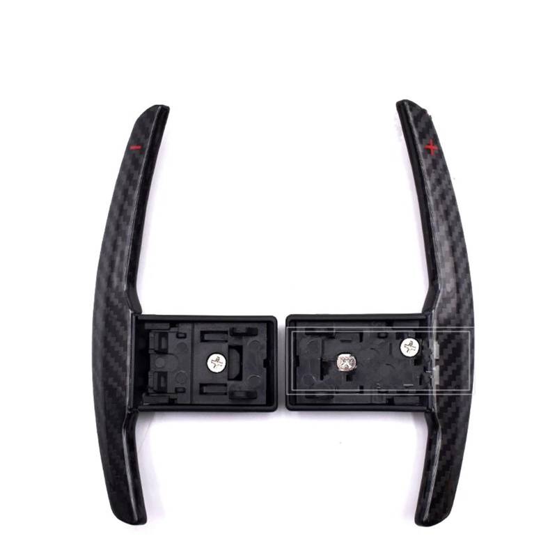 CVZXSDWLL Kompatibel Mit 2er F22 F23 2014 2015 2016 2017 2018 Kohlefaser-Autoschaltwippen Auto-Schaltwippenabdeckung Auto-Schaltwippen Auto-Lenkrad-Schaltwippe(White) von CVZXSDWLL