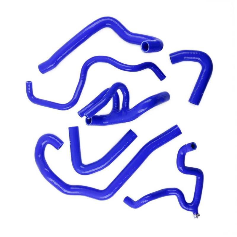 CVZXSDWLL Kompatibel Mit Citroen Für Saxo 1.6 VTS 16V TU5J4 Motor Kühler Kühlmittelschlauch Auto Silikon Für Turbo Boost Schlauch Kit Autozubehör Kühler-Kühlmittelschlauch(Blue) von CVZXSDWLL