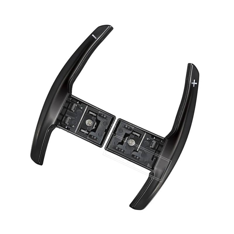 CVZXSDWLL Kompatibel Mit F80 M3 F82 F83 M4 2014 2015 2016 2017 2018 2019 2020 Auto-Schaltwippenabdeckung Auto-Schaltwippen Auto-Lenkrad-Schaltwippen-Schaltsatz ABS Auto-Lenkrad-Schaltwippe(Black) von CVZXSDWLL