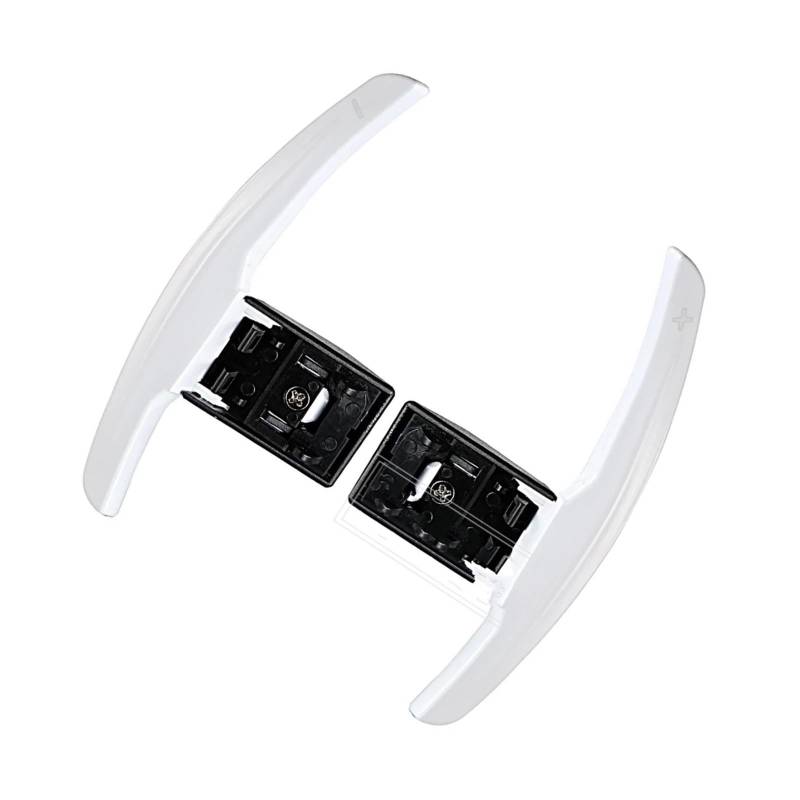 CVZXSDWLL Kompatibel Mit I3 I01 2014 2015 2016 2017 2018 2019 2020 2021 Auto-Schaltwippenabdeckung Auto-Lenkrad-Schaltwippenschalter-Schaltsatz ABS Auto-Lenkrad-Schaltwippe(Silver) von CVZXSDWLL