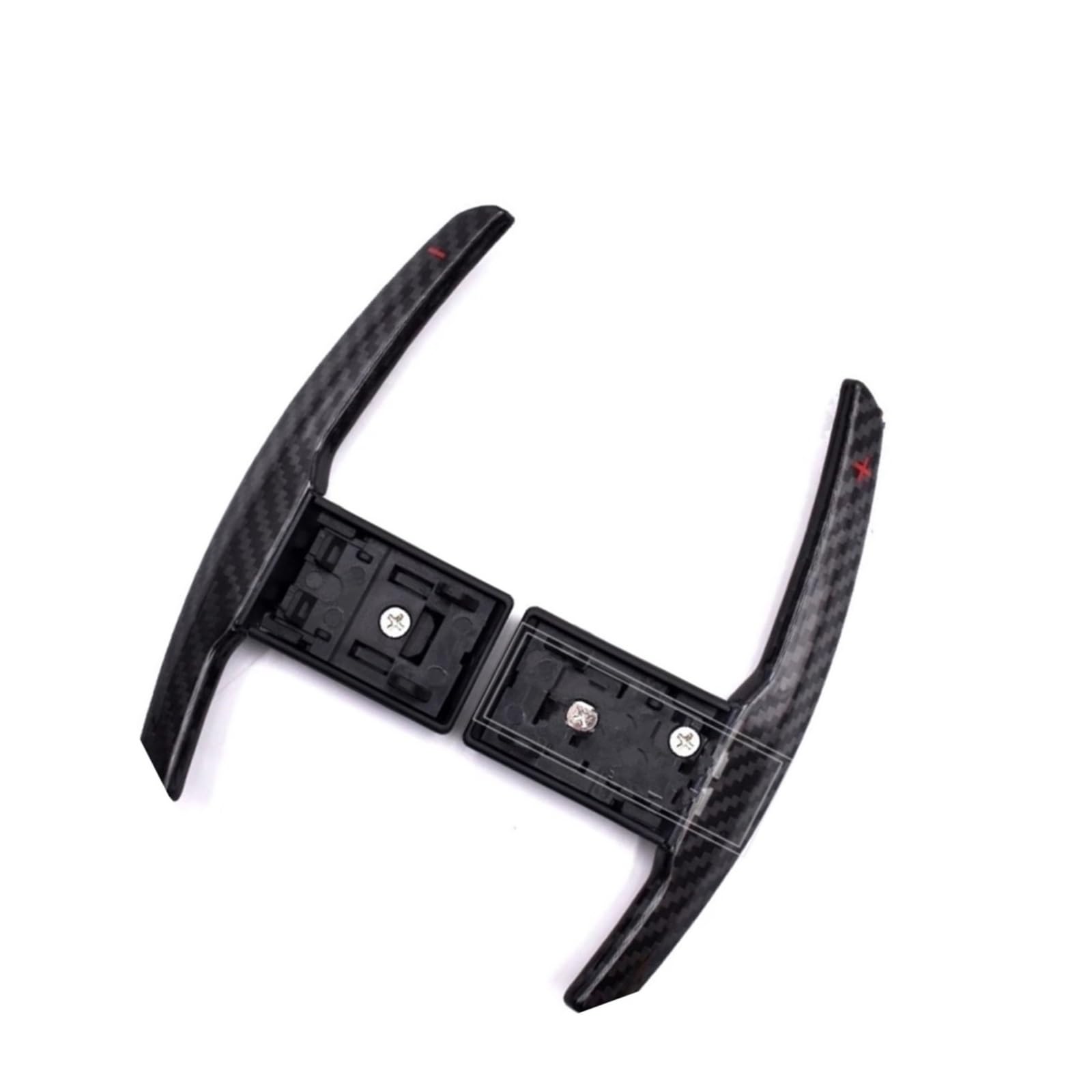 CVZXSDWLL Kompatibel Mit I3 I01 2014 2015 2016 2017 2018 2019 2020 2021 Kohlefaser-Autoschaltwippen Auto-Schaltwippenabdeckung Auto-Schaltwippen Auto-Lenkrad-Schaltwippe(White) von CVZXSDWLL