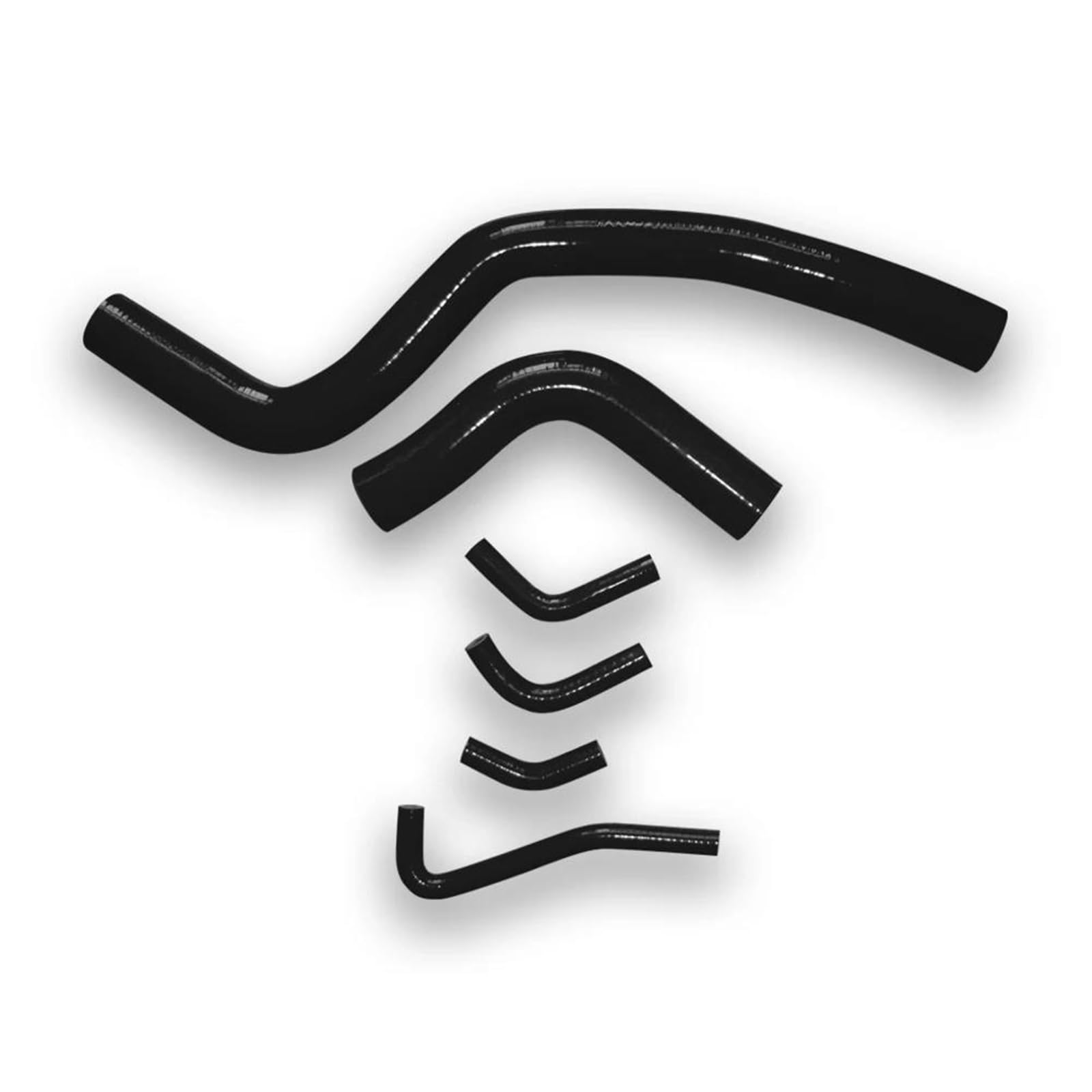 CVZXSDWLL Kompatibel Mit Mitsubishi Für Lancer 1.8T Für GSR 4G93 DOHC 4G93T CD5A Silikon Kühler Kühlmittel Wasserschlauch Rohr Autozubehör Kühler-Kühlmittelschlauch(Black) von CVZXSDWLL