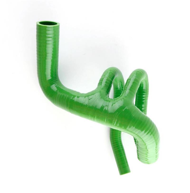 CVZXSDWLL Kompatibel Mit Peugeot 106 Für GTI 1996 1997 1998 1999 2000 2001 2002 2003 2004 TU5J4 Motor-Silikon-Kühler-Obereinlass-Einlass-Oberschlauchrohr Kühler-Kühlmittelschlauch(Green) von CVZXSDWLL