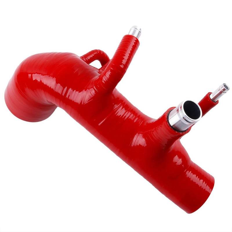 CVZXSDWLL Kompatibel Mit Subaru Für WRX EJ20 EJ25 2008 2007 2006 2005 2004 2003 2002 Für STI Für Forester Silikon-Ansaugschlauch-Set Kühlerschläuche Kühler-Kühlmittelschlauch(Red) von CVZXSDWLL