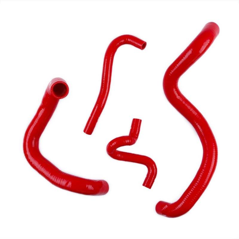 CVZXSDWLL Kompatibel Mit Toyota Für Celica ZZT231 190 1999–2004 2005 2006 1.8 2ZZ-FE Motor Silikon Auto Kühler Kurbelgehäuse Entlüftungsrohr Rohr Schlauch Kit RHD Kühler-Kühlmittelschlauch(Red) von CVZXSDWLL