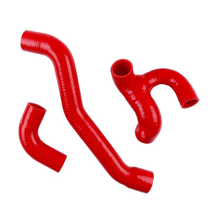 CVZXSDWLL Kompatibel Mit Vauxhall Für Astra F MK3 2.0L GSi SRI C20XE Silikon-Kühlmittelschlauch-Set, Wassertank, Kühlerschlauch, Autoteile Kühler-Kühlmittelschlauch(Red) von CVZXSDWLL