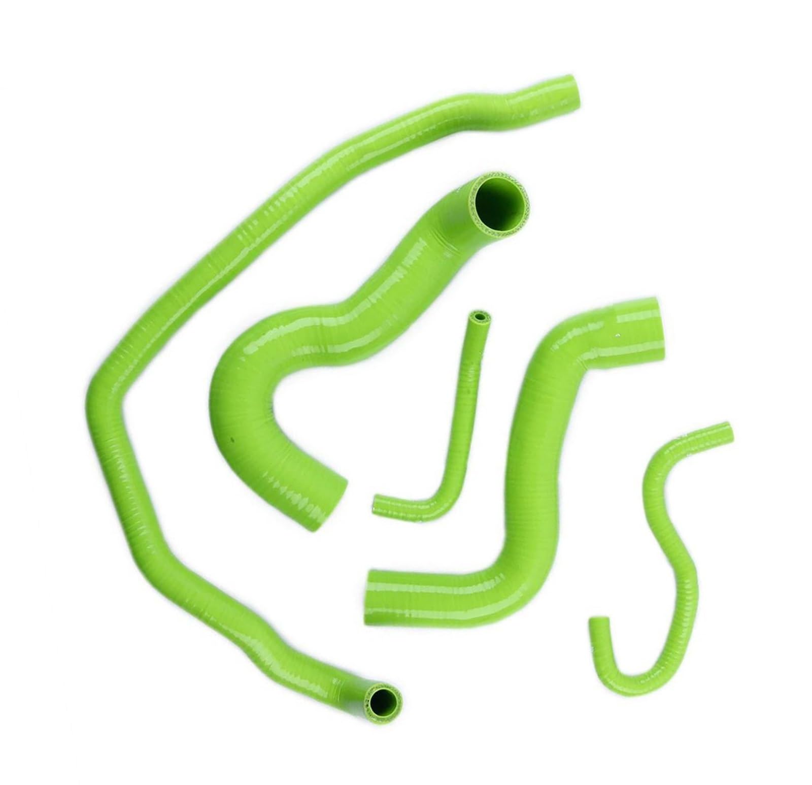 Kompatibel Mit Vauxhall Für Opel Für Corsa D VXR 2007–2010 2011 2012 2013 2014 1.6T Modelle A16 B16 Z16 Silikon-Autokühler-Kühlmittelschlauch-Set Kühler-Kühlmittelschlauch(Green) von CVZXSDWLL