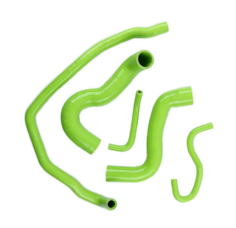 Kompatibel Mit Vauxhall Für Opel Für Corsa D VXR 2007–2010 2011 2012 2013 2014 1.6T Modelle A16 B16 Z16 Silikon-Autokühler-Kühlmittelschlauch-Set Kühler-Kühlmittelschlauch(Green) von CVZXSDWLL
